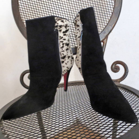 Genuine leather hand-crafted Cuple booties - Picture 3 of 6